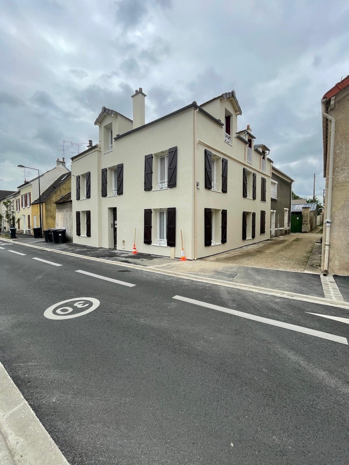 Façade après isolation par l'extérieur