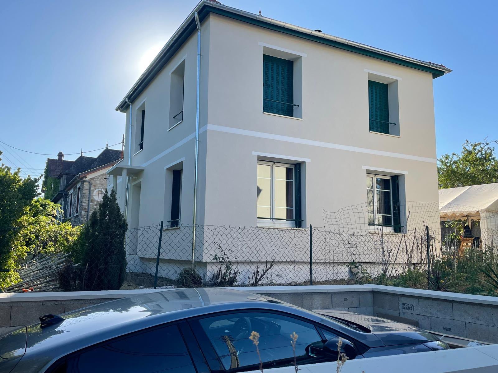 Façade terminée après travaux - ITE fibre de bois Lagny-sur-Marne