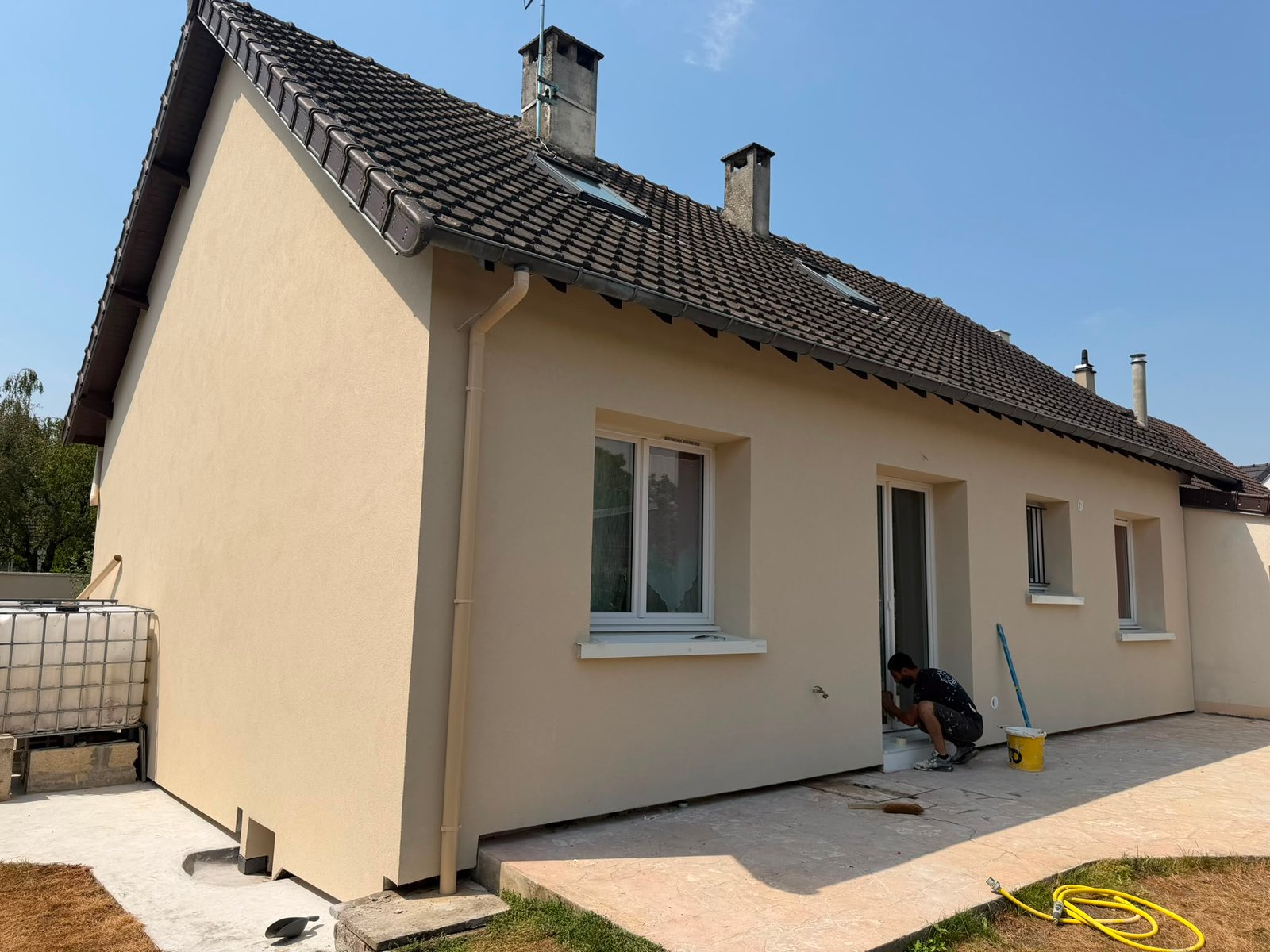 Façade terminée après travaux - ITE PSE Saint-Mard